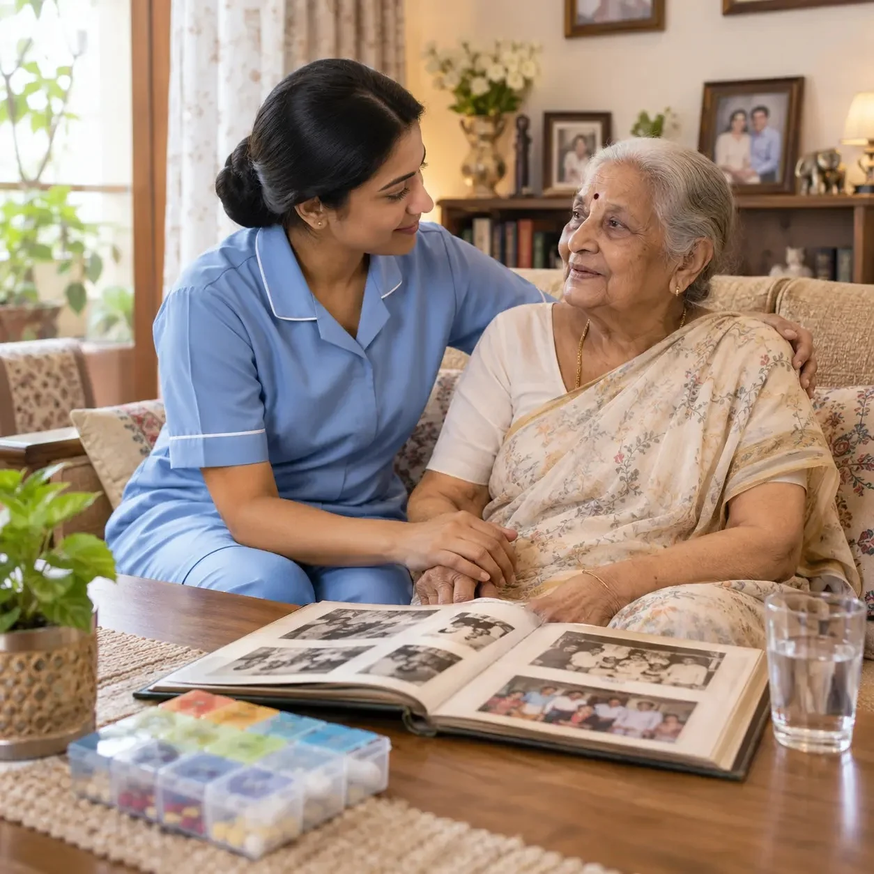 Palliative care support at home